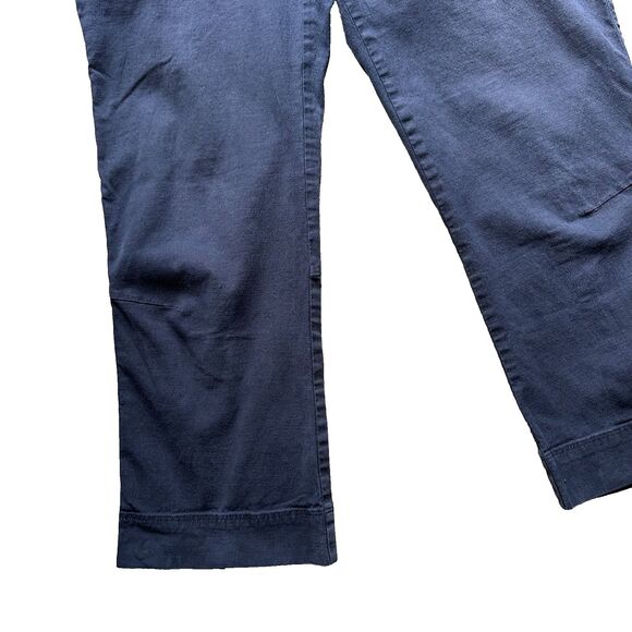 Patagonia Cropped Pants Size 6 Black Hemp Blend Lagenlook - Picture 5 of 16